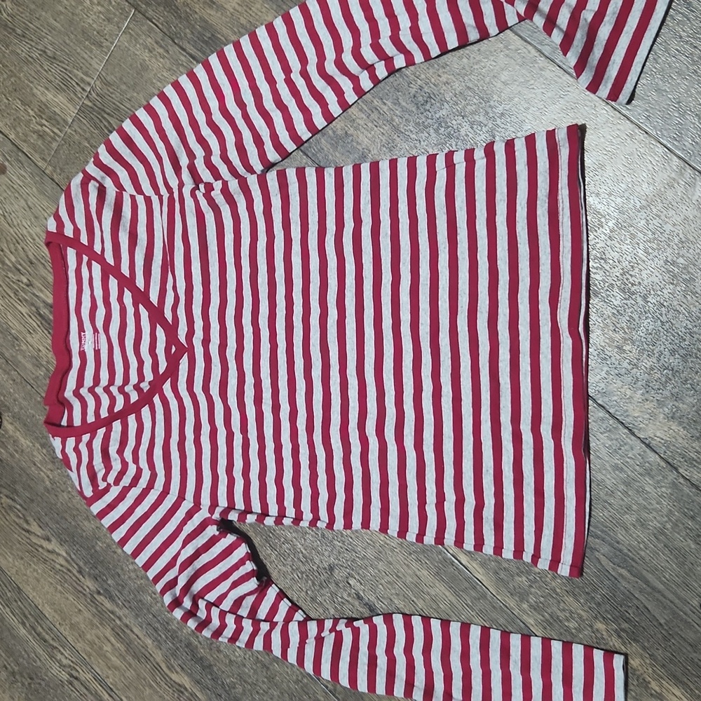 Tommy Hilfiger striped long sleeve shirt womens medium